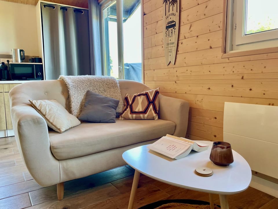 Northwood, Bain nordique, terrasse Chalet in Trégastel