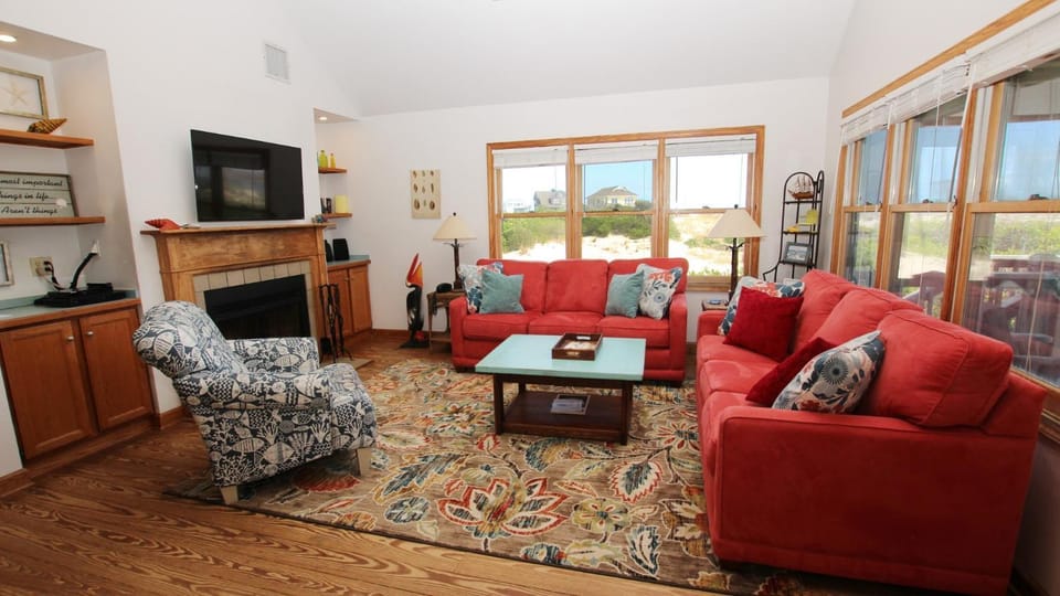 Oceanside, Ocean Views, Close to Beach, Wild Horses, 4x1613, Bayberry Dune House in Carova Beach