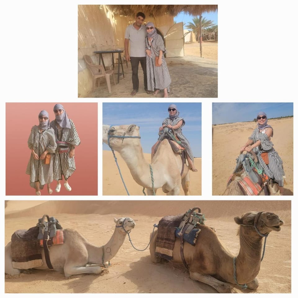 Private Camp25km-from DOUZ Luxury tent in Tunisia