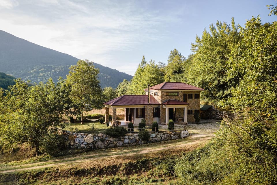 Property building, Natural landscape, Garden view, Mountain view