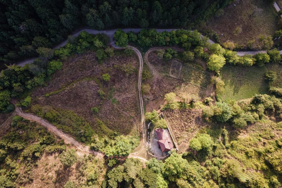 Natural landscape, Bird's eye view, Mountain view