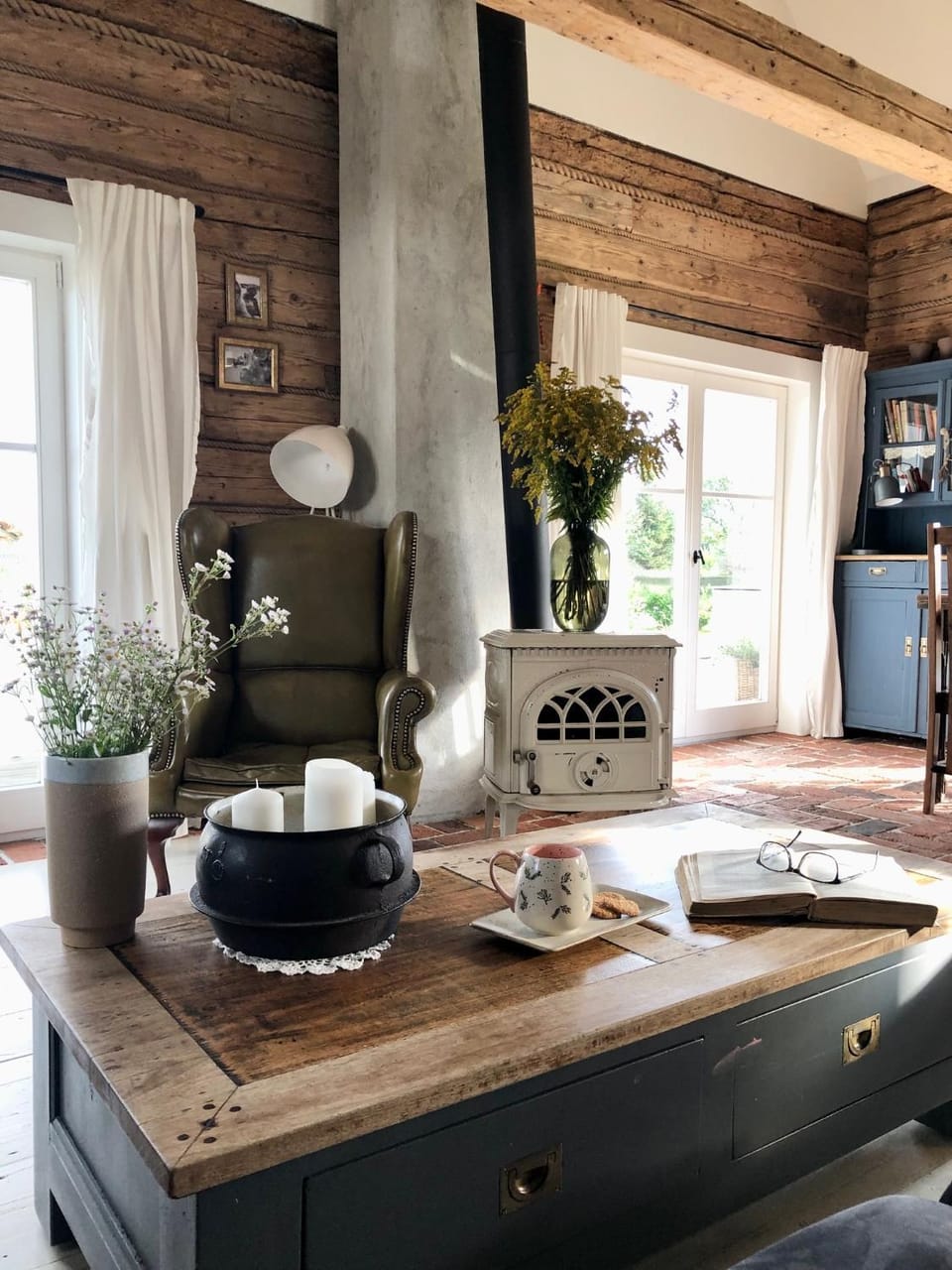 Dom z Bieszczad na Kaszubach - całoroczny dom z balią ogrodową House in Pomeranian Voivodeship