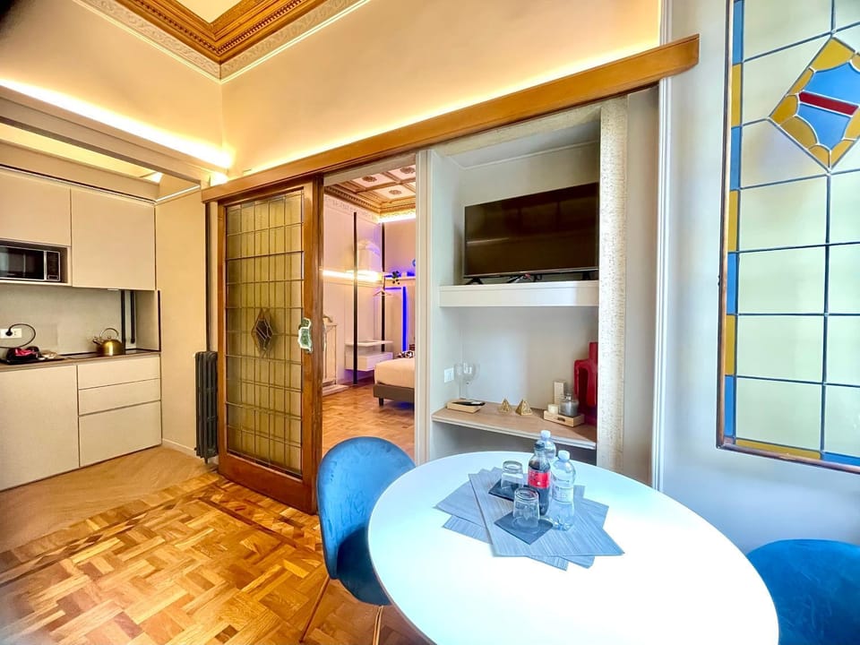 TV and multimedia, Kitchen or kitchenette, Seating area, Dining area, minibar, stove