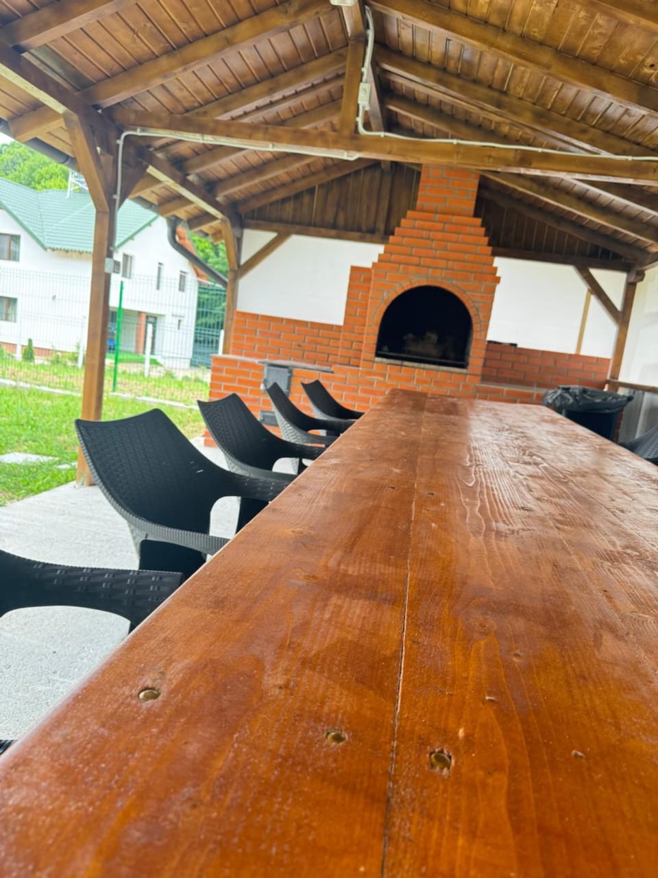 BBQ facilities, Seating area