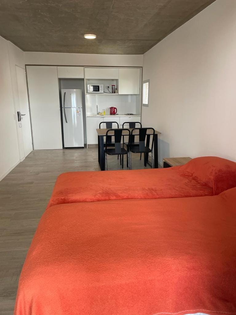 Bed, Kitchen or kitchenette, Living room, Photo of the whole room, Seating area, Dining area, Bedroom
