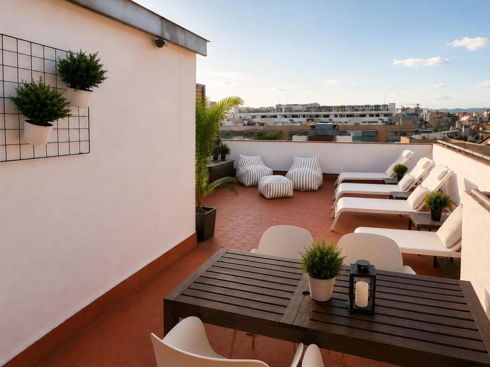 Property building, Balcony/Terrace, Area and facilities