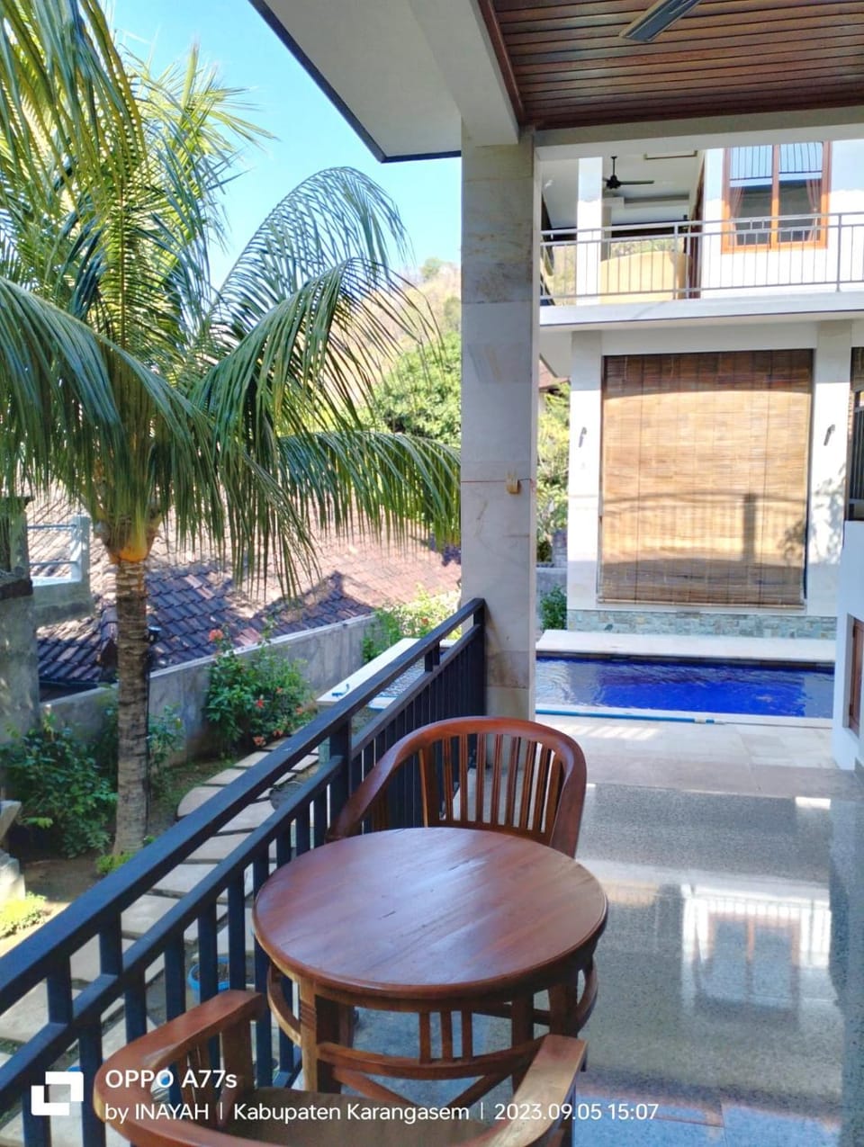 View (from property/room), Balcony/Terrace, Pool view