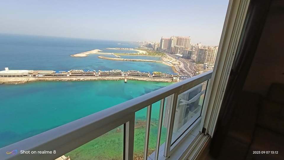 Bird's eye view, View (from property/room), Balcony/Terrace, City view, Sea view