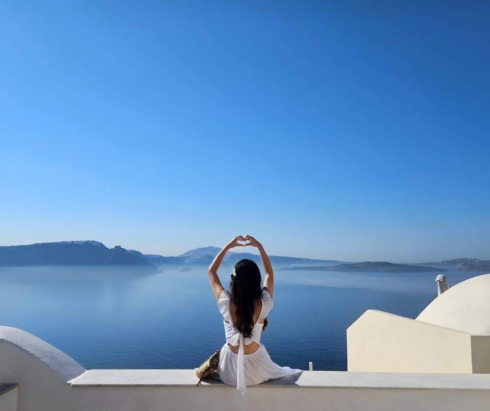 View (from property/room), Balcony/Terrace, Mountain view, Sea view
