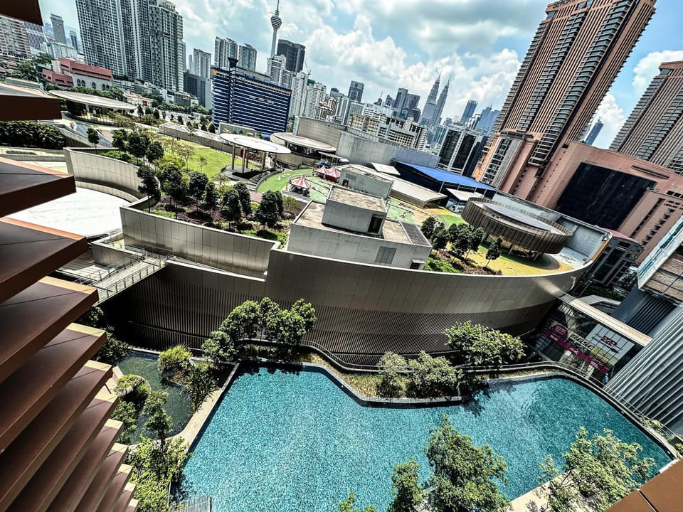 Bird's eye view, City view, Pool view, Swimming pool