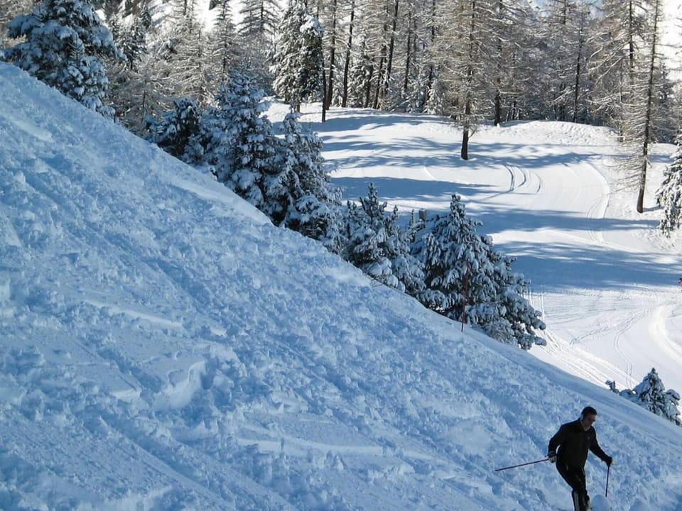 Winter, Skiing