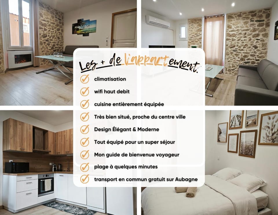 Appartement tout confort à 2 pas du centre ville Apartment in French Riviera