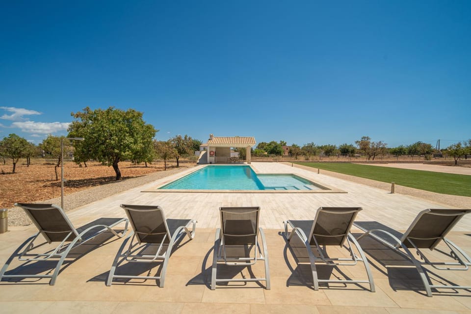 Pool view, sunbed