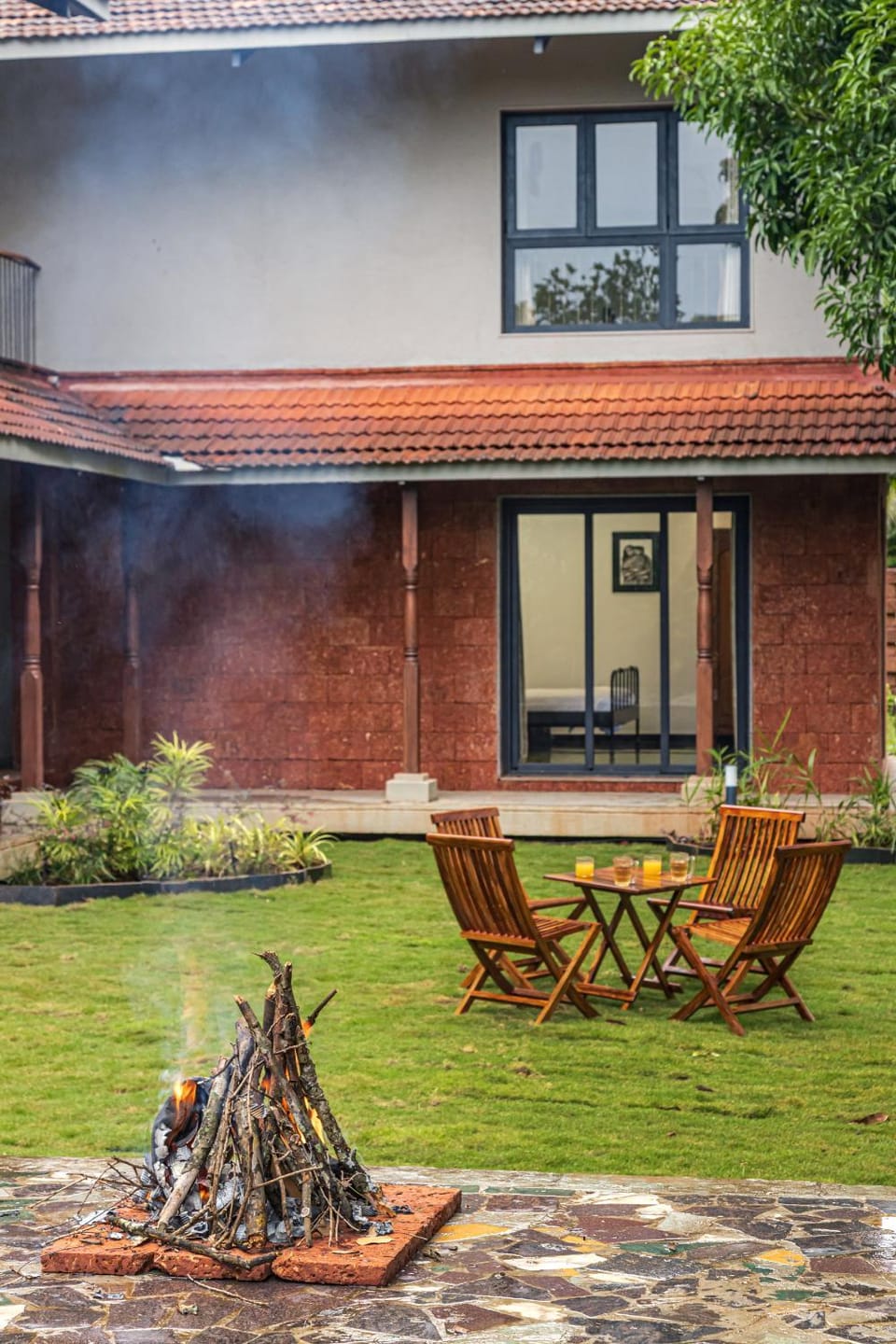 Property building, Day, Garden view
