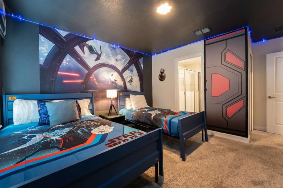 Magical 9BR Villa by Disney w Pool Theme Room Villa in Kissimmee