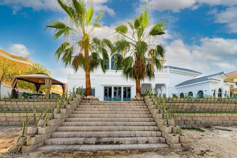 Contemporary Spanish Style Beachfront Villa In Palm Jumeirah Villa in Dubai