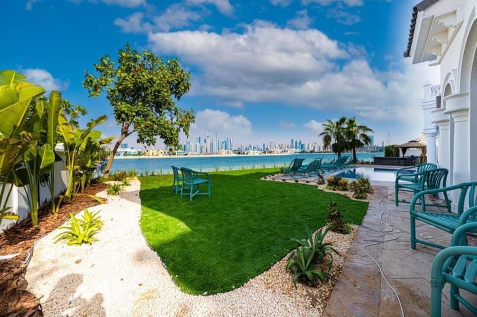 Contemporary Spanish Style Beachfront Villa In Palm Jumeirah Villa in Dubai