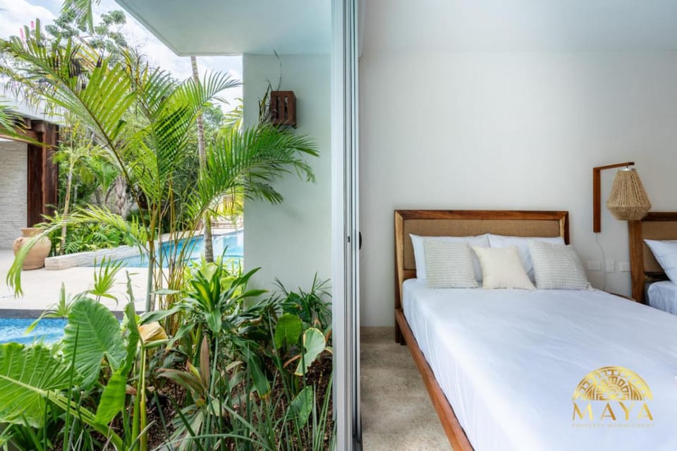 NHOA 107C Lux 1BR Condo Pool access in Aldea Zama House in Tulum
