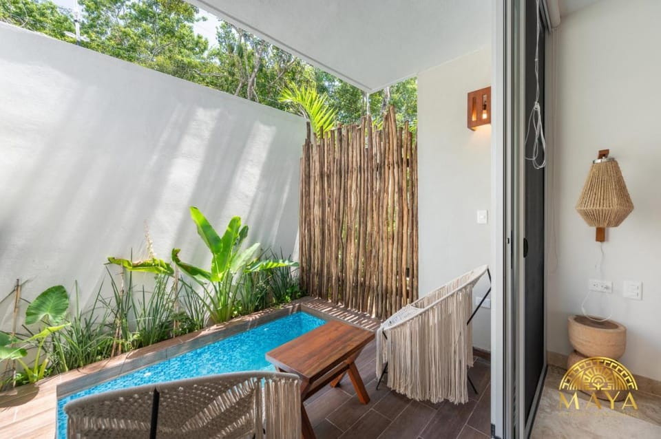 NHOA 102A Lux 2BR Condo Plunge Pool in Aldea Zama House in Tulum