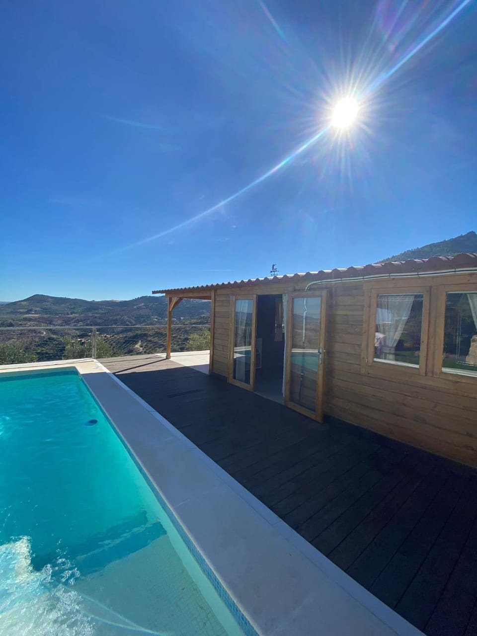 Property building, Living room, Swimming pool