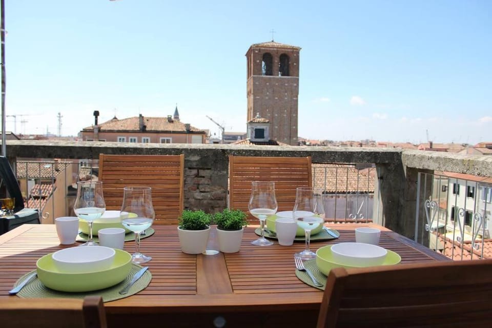 Apartment with terrace in Chioggia's main square Apartment in Chioggia