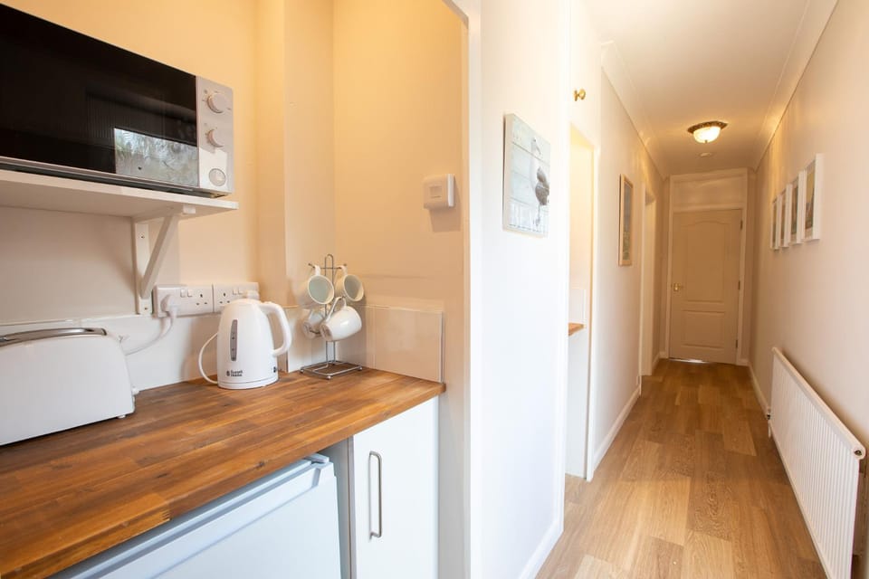 Kitchen or kitchenette, minibar