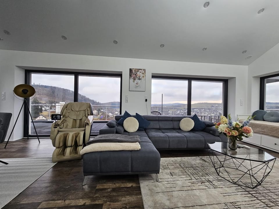 Living room, City view