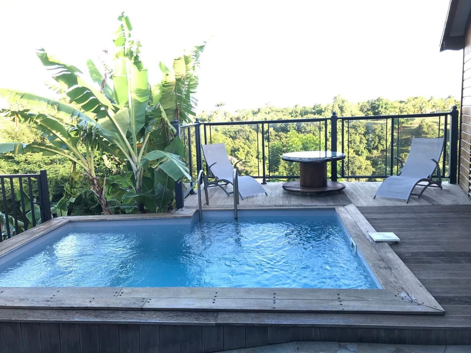 Natural landscape, Pool view, Swimming pool, sunbed