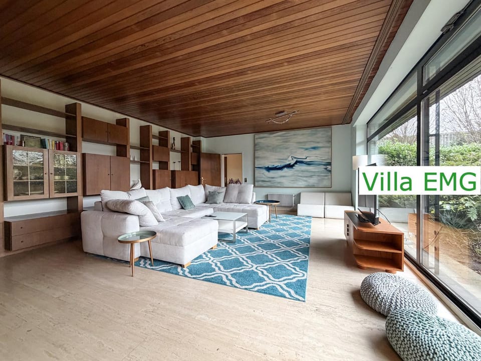 TV and multimedia, Living room, Decorative detail, Garden view