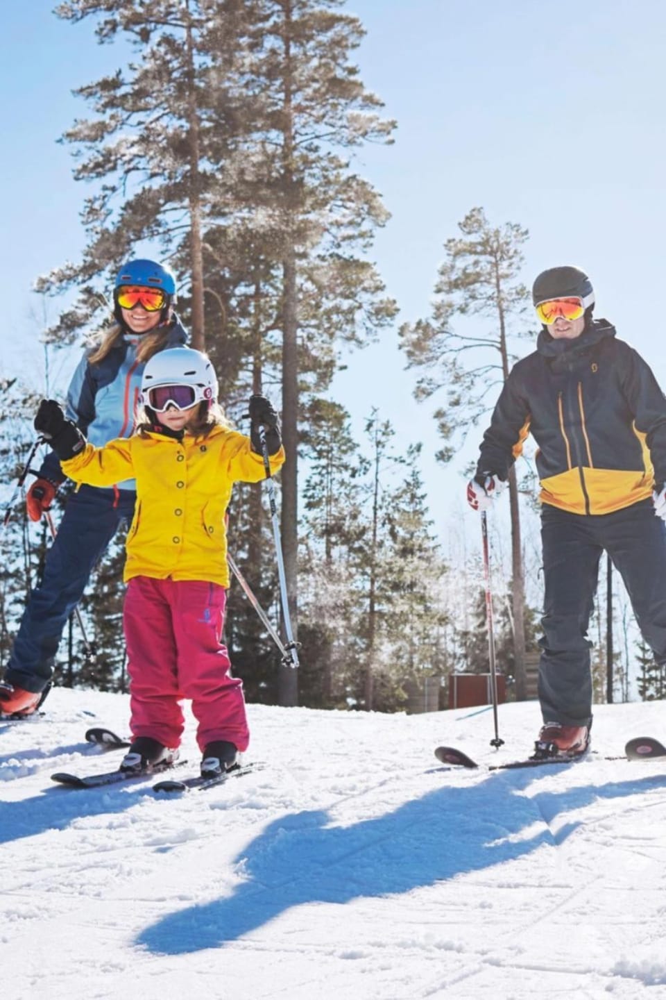 Ski School, Skiing, Sports, Family