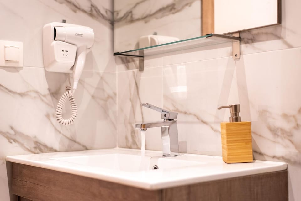 Bathroom, hair dryier