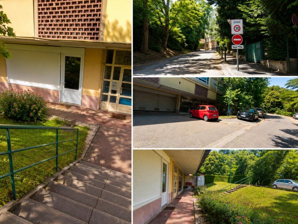 Street view, Inner courtyard view, Parking