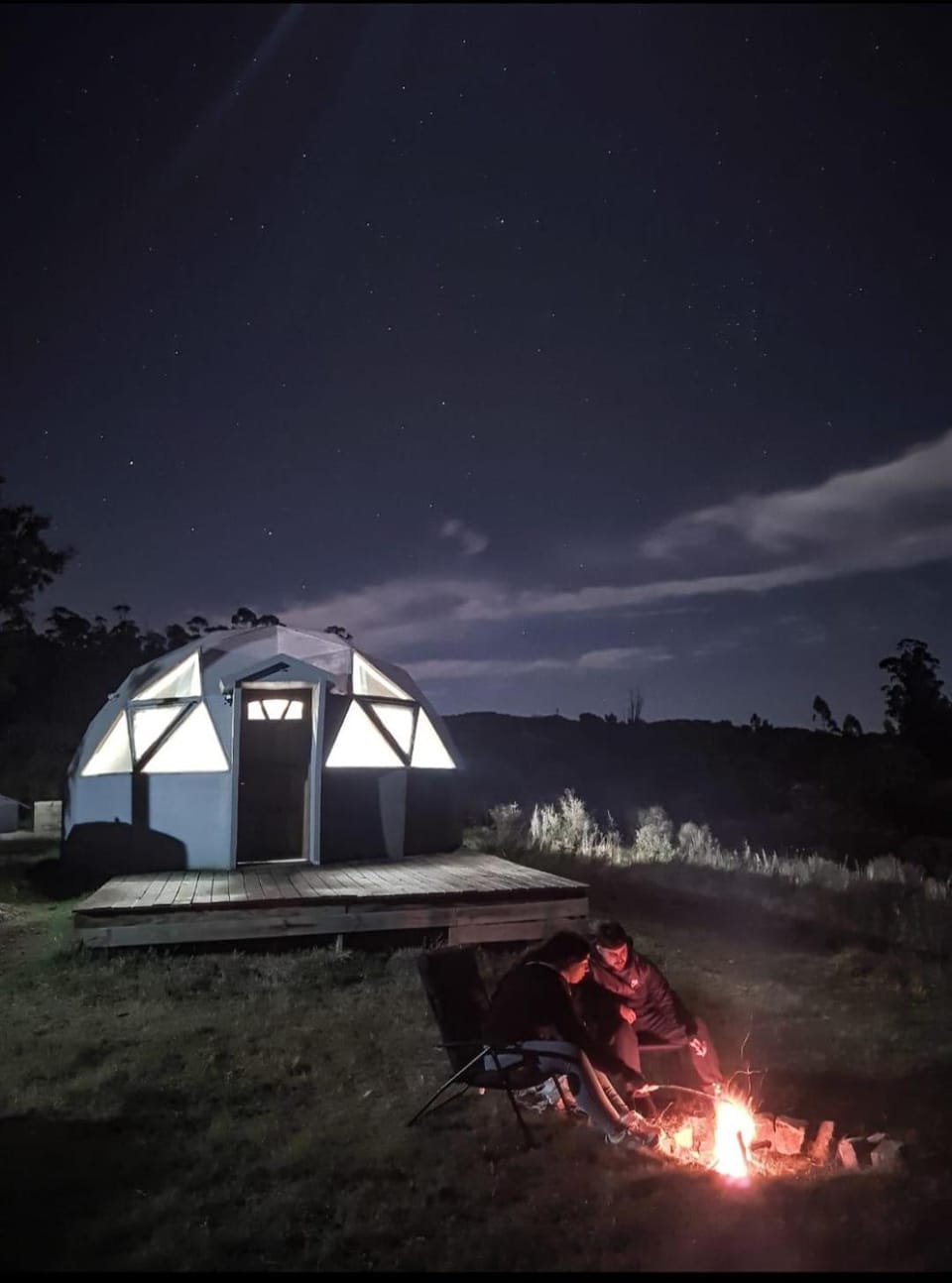 Property building, Night, Natural landscape