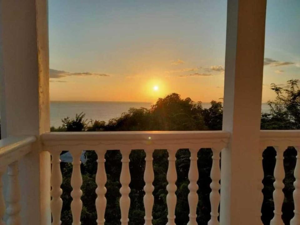 Day, Natural landscape, View (from property/room), Balcony/Terrace, Sea view, Sunset