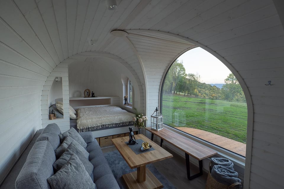 Glamping Skrytín Chalet in Saxony