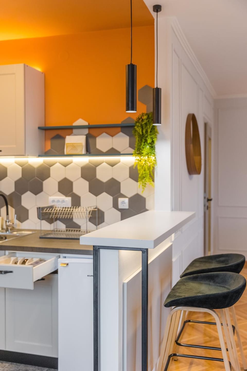 Kitchen or kitchenette, kitchen