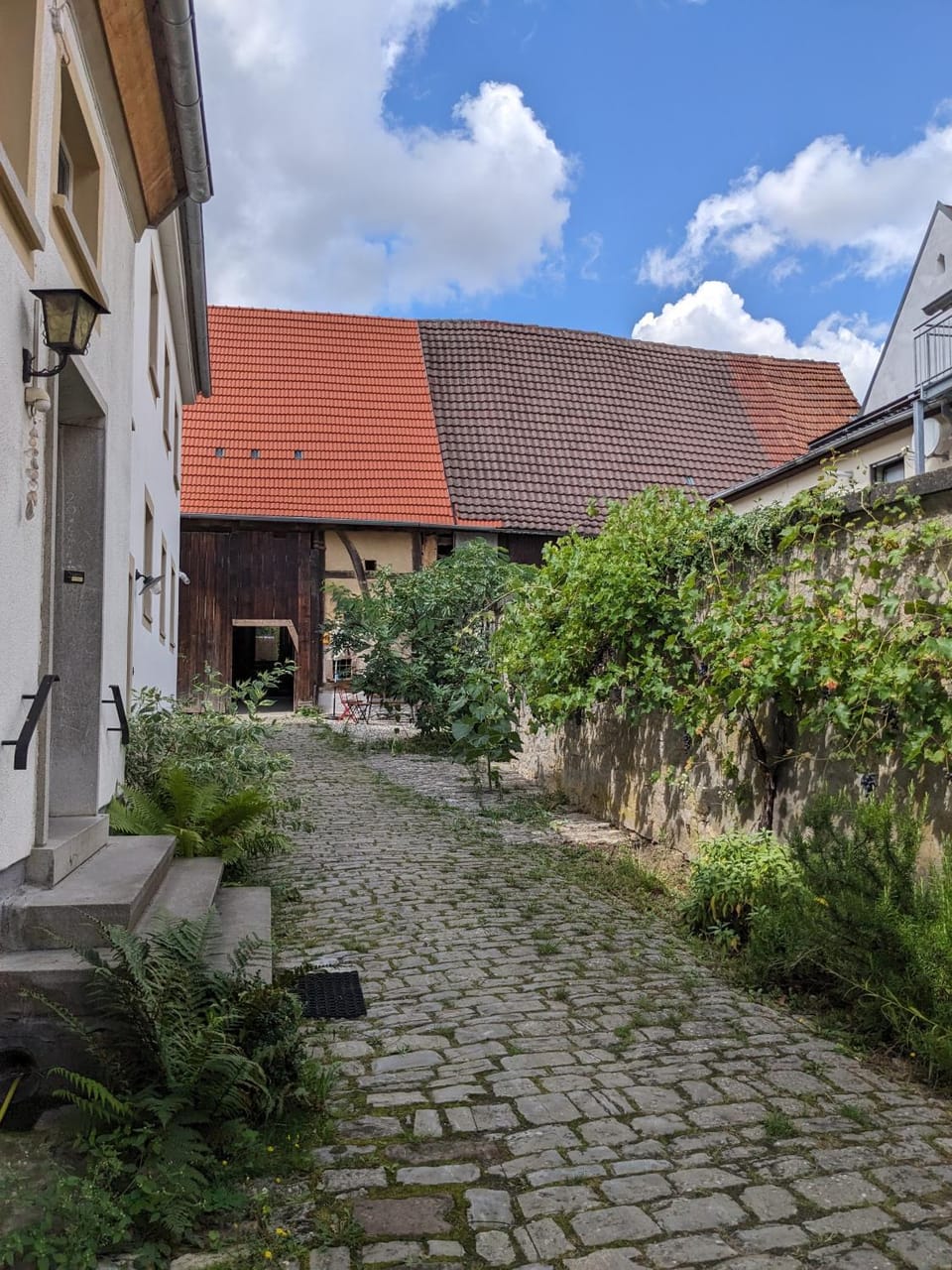 Property building, Patio