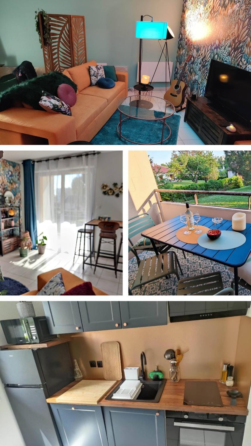 TV and multimedia, Kitchen or kitchenette, Living room, Seating area, Dining area