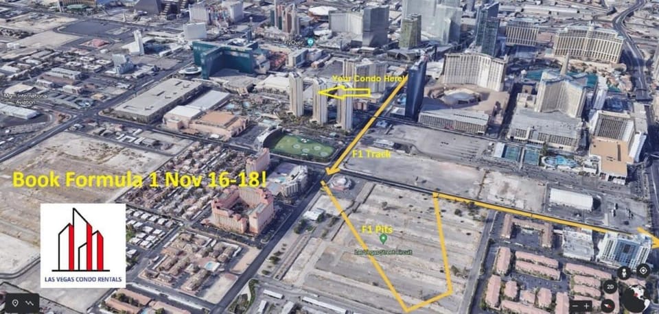 MGM Signature-31-702 1Bedroom 2Bath Balcony Suite House in Las Vegas Strip