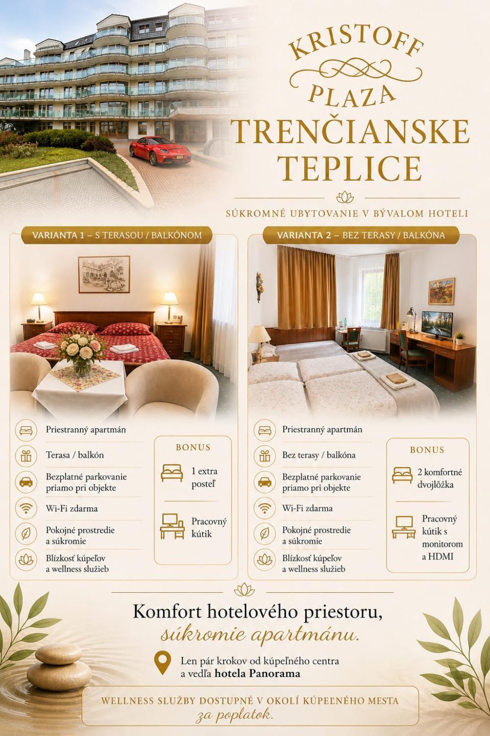 Kristoff Plaza Trencianske Teplice Apartment hotel in Slovakia