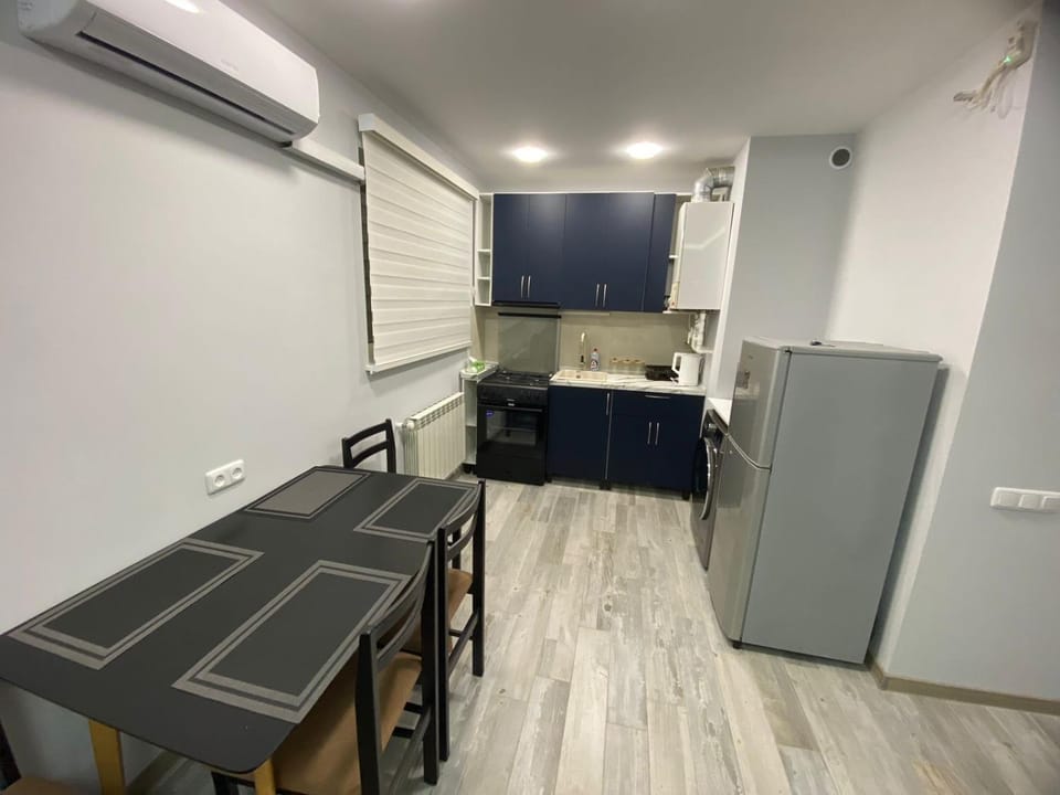 Kitchen or kitchenette, Dining area, minibar, pet friendly, washing machine, air conditioner