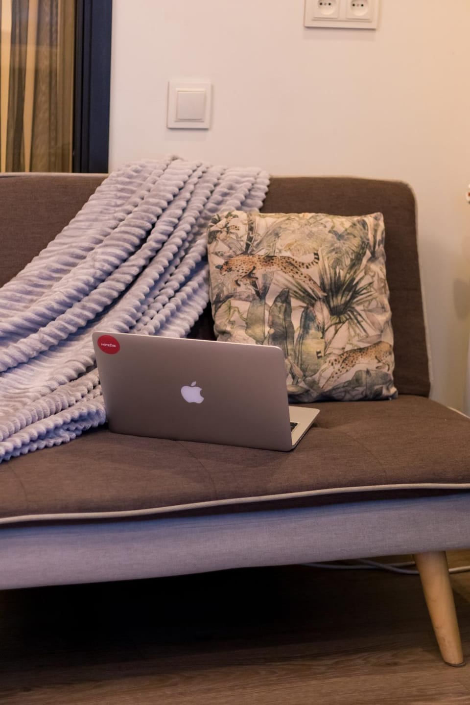 Bed, Living room, Seating area, Bedroom