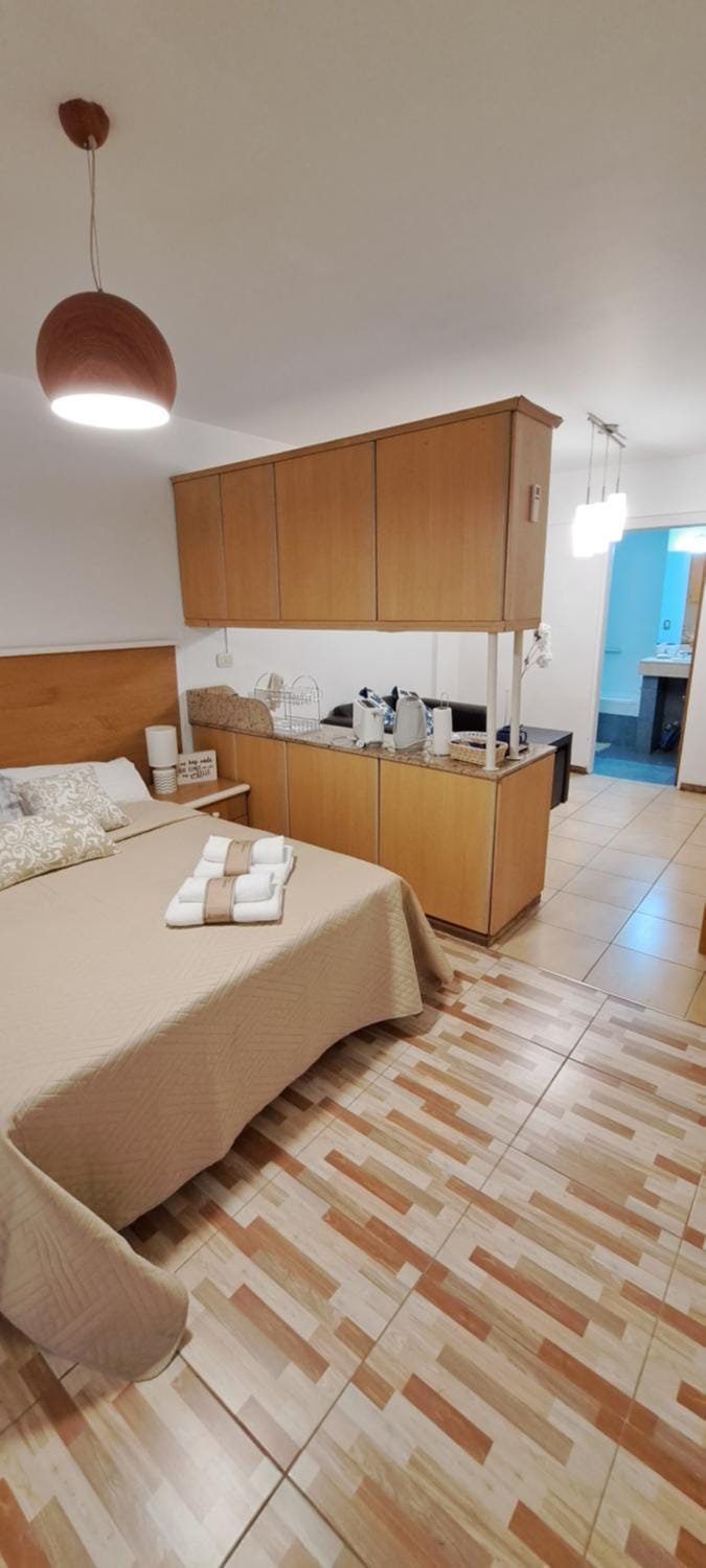 Bed, Kitchen or kitchenette, Photo of the whole room