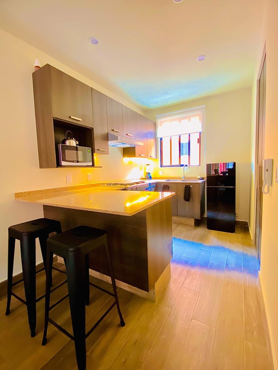 Kitchen or kitchenette, Dining area, minibar, pet friendly, stove