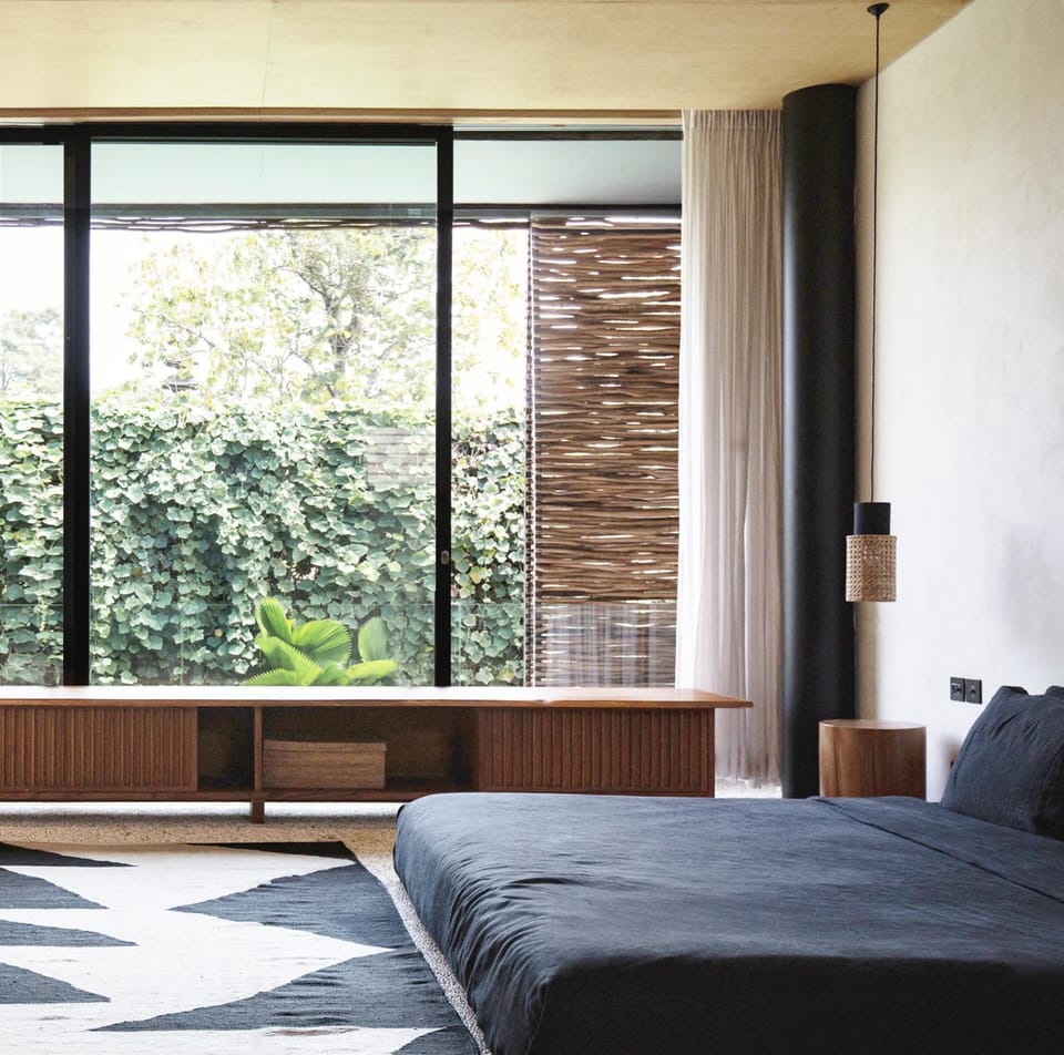 Bedroom, Garden view