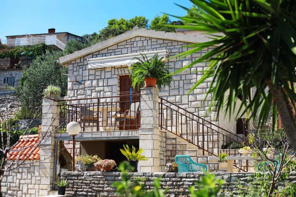 Small stone house in a quiet place island Solta House in Split-Dalmatia County