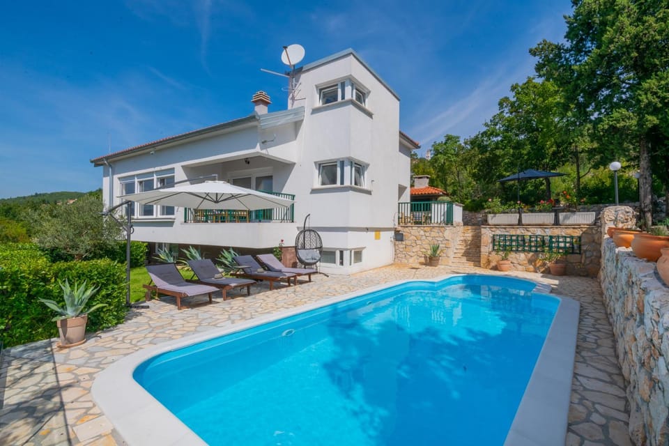 Patio, Pool view, Swimming pool, sunbed