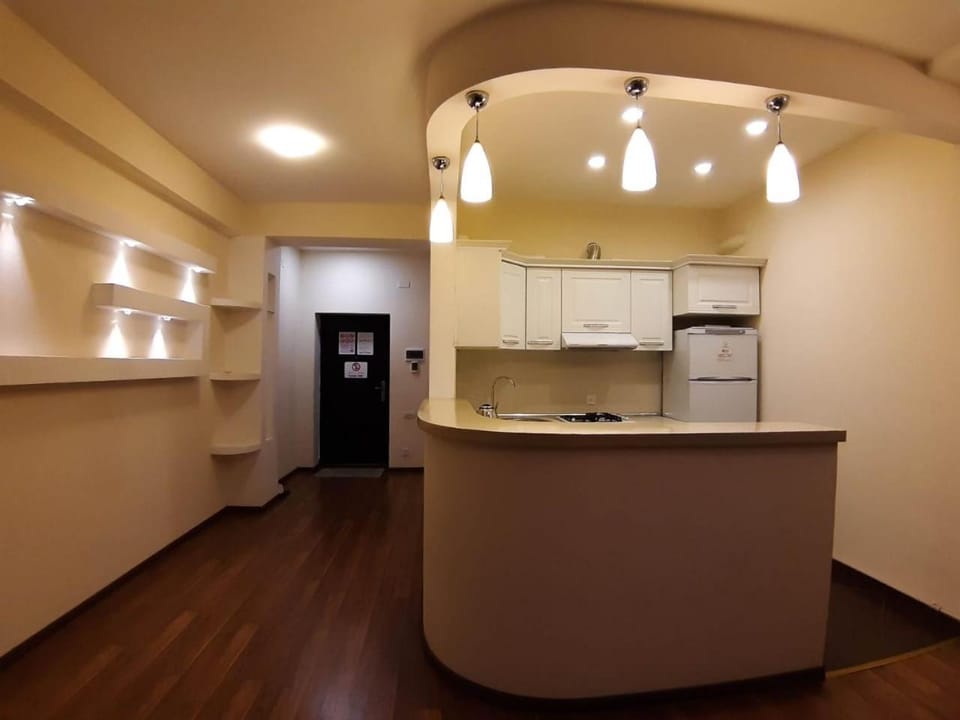 Kitchen or kitchenette, oven, stove