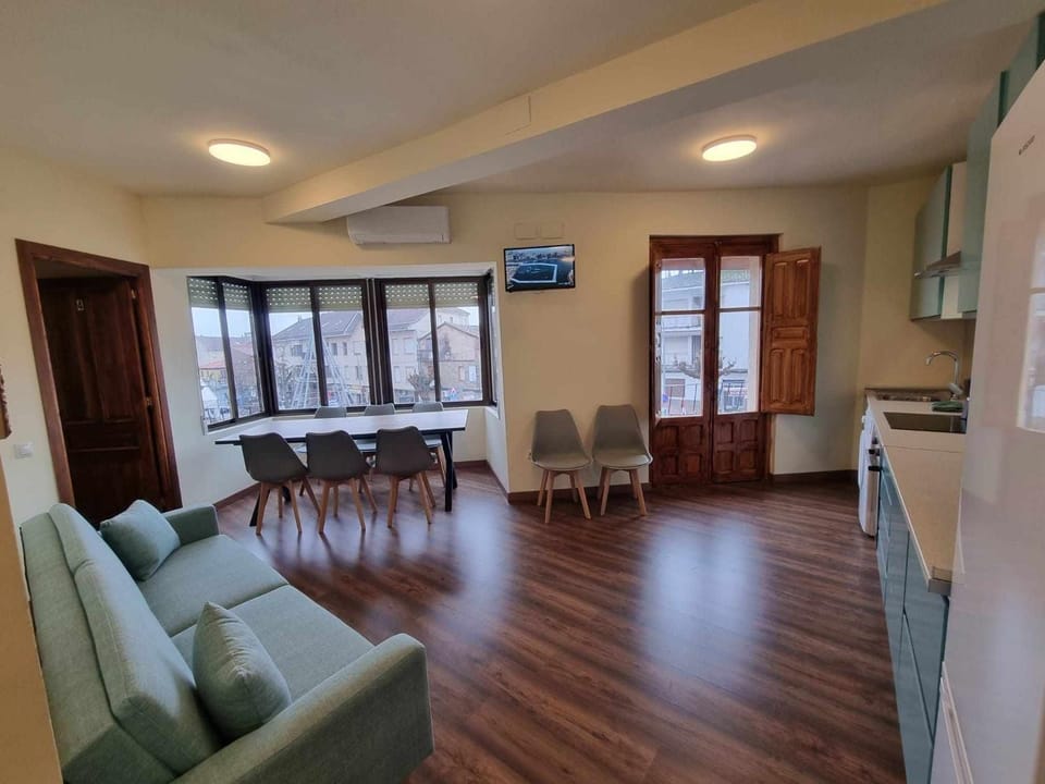 Kitchen or kitchenette, Living room, Dining area
