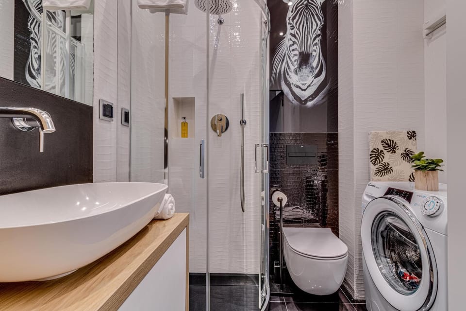 Shower, Bathroom, washing machine